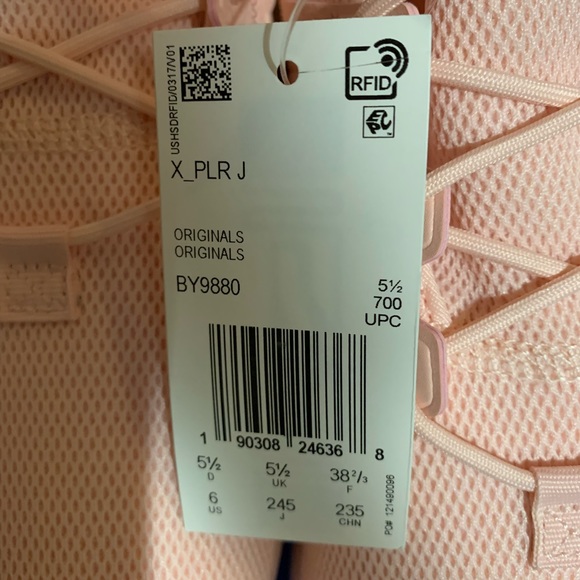 Grade School Originals X_PLR Icy Pink BY9880 - Picture 6 of 6